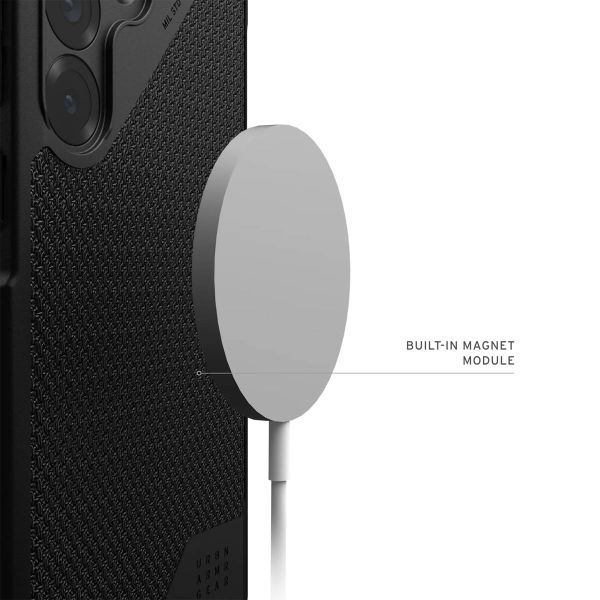 UAG Metropolis LT MagSafe Backcover Samsung Galaxy S25 Plus - Kevlar Black