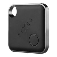 Fixed Tag - Bluetooth Tracker voor iOS - 4 pack - Zwart / Wit