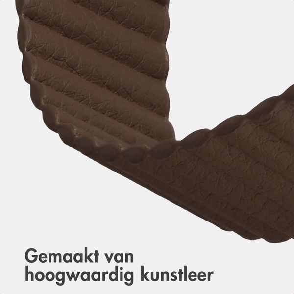 imoshion Magnetisch kunstleren bandje Apple Watch | 38/40/41/42 mm - Bruin