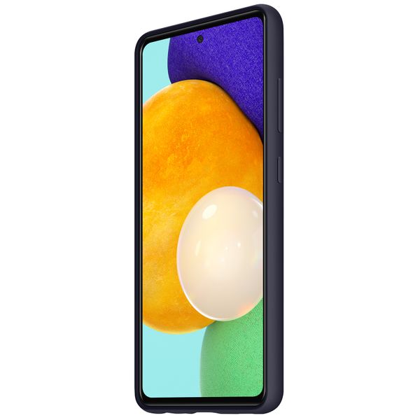 Samsung Originele Silicone Backcover Samsung Galaxy A52(s) (5G/4G) - Zwart