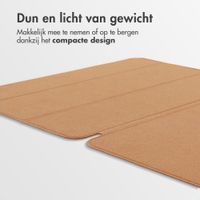 Accezz Leather Trifold Bookcase Apple iPad Pro 11 (2025) M5 / (2024) M4 - Cognac