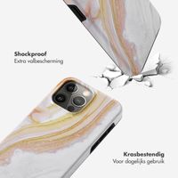 Selencia Vivid Tough Backcover iPhone 15 Pro Max - Chic Marble Gold