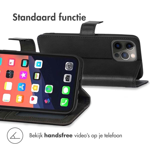 imoshion Luxe Bookcase Apple iPhone 13 Pro Max - Zwart
