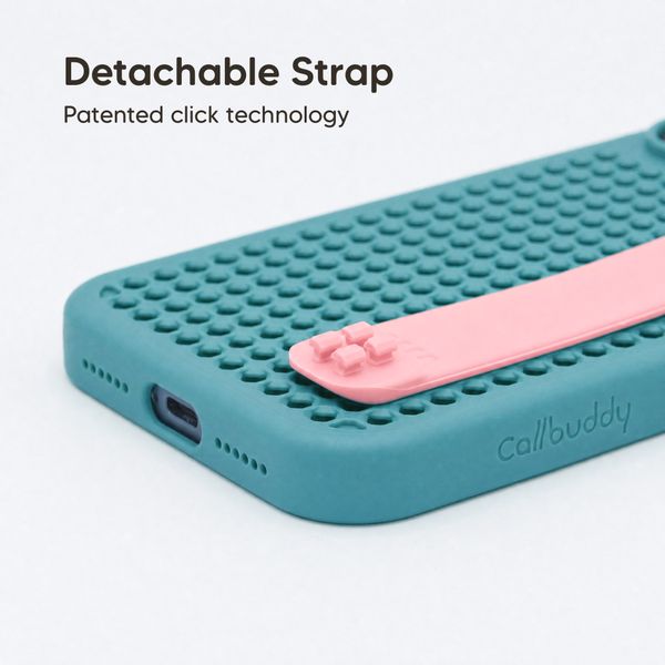 Callbuddy Hoesje met Strap Apple iPhone 17 Pro Max - Miami Vice