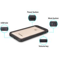 Redpepper Dot Plus Waterproof Backcover Apple iPhone SE (2022 / 2020) / 8 / 7 / 6(s) - Zwart