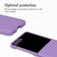 Accezz Grid Back Cover Samsung Galaxy Z Flip 8 - Lilac