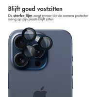 imoshion 2 Pack Camera lens protector Apple iPhone 15 Pro / 15 Pro Max - Blue Titanium
