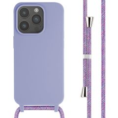 imoshion Silicone Case with Strap Apple iPhone 15 Pro - Purple