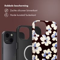 Selencia Vivid Backcover met MagSafe Apple iPhone 13 - Choco Flower Pop