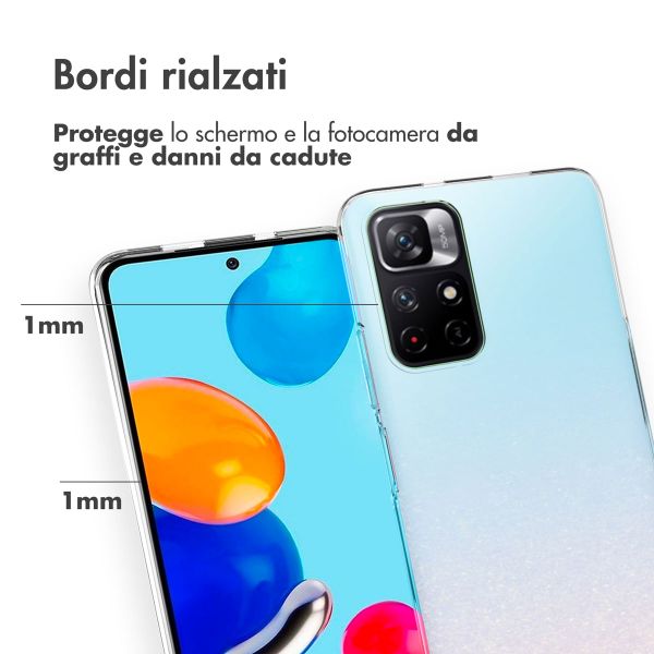 Accezz Clear Backcover Xiaomi Redmi Note 11 (4G) / Note 11S (4G) - Transparant
