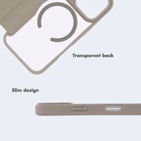 imoshion Transparent Bookcase with MagSafe Apple iPhone 17 Pro Max - Beige