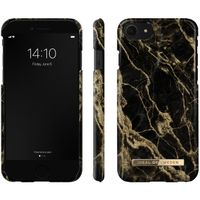 iDeal of Sweden Fashion Backcover iPhone SE (2022 / 2020) / 8 / 7 / 6(s) - Golden Smoke Marble