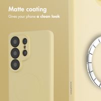 imoshion Colour Back Cover with MagSafe Samsung Galaxy S26 Ultra - Vanilla