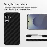 Accezz MagSafe Kevlar Backcover Samsung Galaxy S25 Plus - Zwart