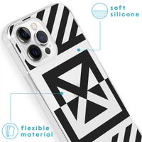 imoshion Design hoesje iPhone 13 Pro - Grafisch - Kruis - Transparant