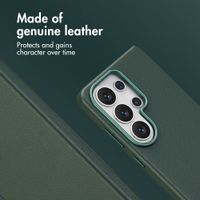Accezz Leather Back Cover with MagSafe Samsung Galaxy S26 Ultra - Cedar Green