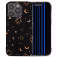 imoshion Design hoesje Apple iPhone 15 Pro - Sky Black