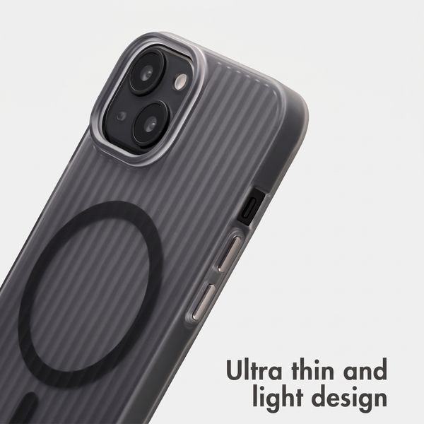 Accezz Lite Case with MagSafe | Fluted | Apple iPhone 14 - Grey