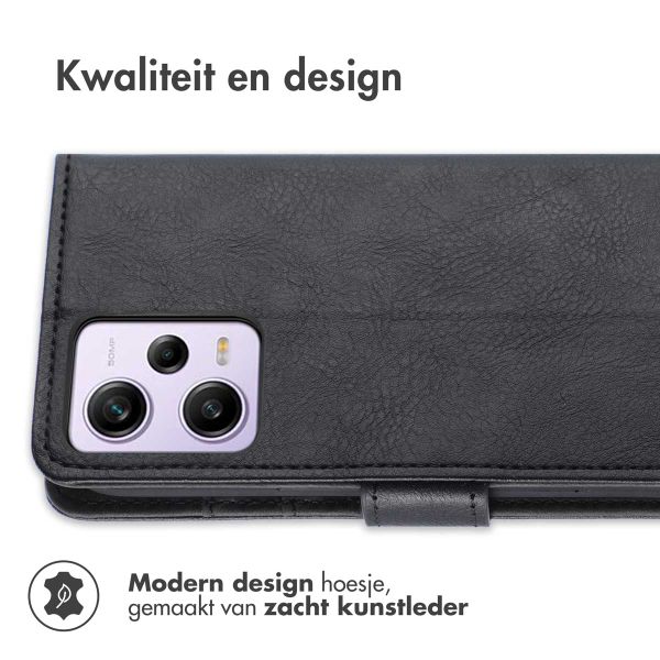 imoshion Luxe Bookcase Xiaomi Redmi Note 12 Pro Plus - Zwart