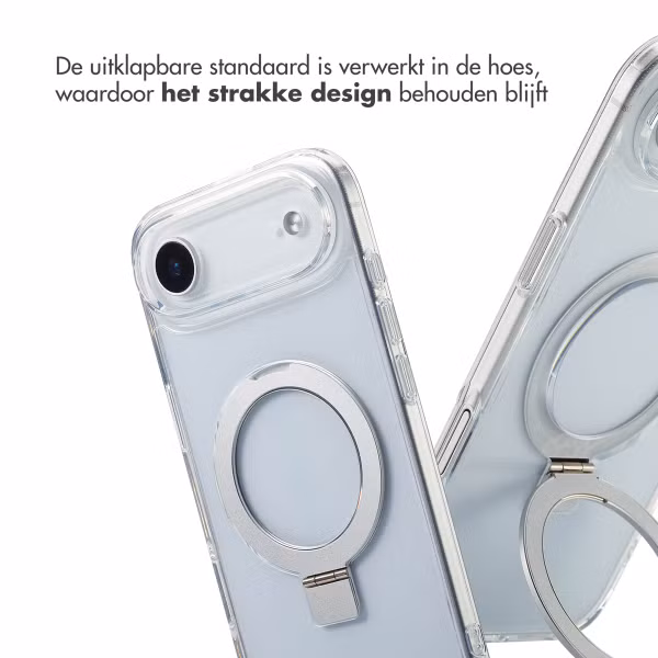 Accezz Ring Stand Backcover met MagSafe Apple iPhone Air - Transparant