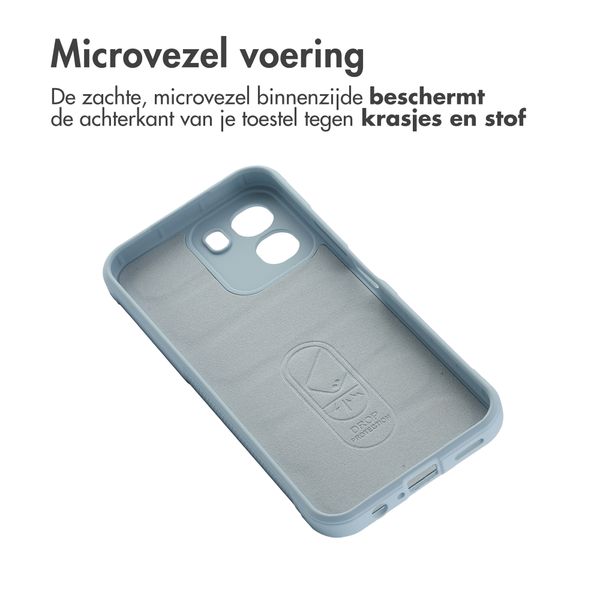 imoshion EasyGrip Backcover Oppo A6x (4G/5G) - Lichtblauw