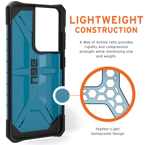 UAG Plasma Backcover Samsung Galaxy S21 Ultra - Blauw