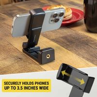 Scosche Travel Mount - Telefoonhouder - Verstelbaar - Klem - Zwart