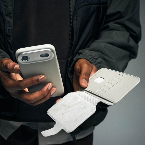 Decoded 2 in 1 Leather Detachable Wallet MagSafe Apple iPhone 17 Pro - Navy Shadow