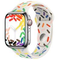 Apple Sport Band Apple Watch Series 1 t/m 9 / SE (38/40/41 mm) | Series 10 (42 mm) - Maat S/M - Pride Edition