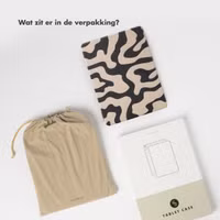 Selencia Vivid tablethoes Apple iPad 11 (2025) 11 inch A16 / iPad 10 (2022) 10.9 inch - Art Wave Black