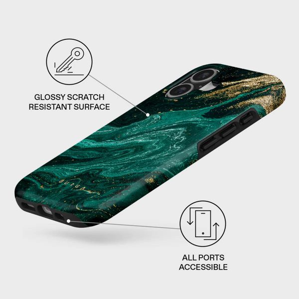 Burga Tough Backcover MagSafe Apple iPhone 17 - Emerald Pool