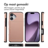 imoshion Backcover met pasjeshouder Apple iPhone 17 - Rosé Goud