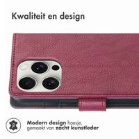 imoshion Luxe Bookcase Apple iPhone 16 Pro - Bordeaux