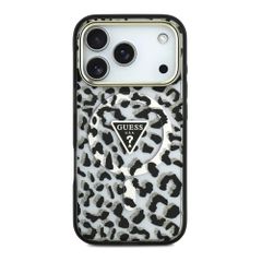 Guess MagSafe Case Apple iPhone 18 Pro / 17 Pro - Leopard Black