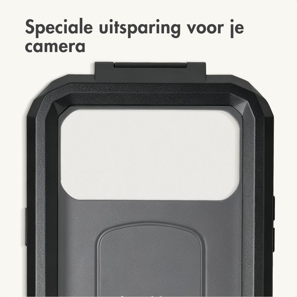 imoshion Premium Telefoonhouder Fiets - Spatwaterdicht - 360° draaibaar - Universeel - Zwart