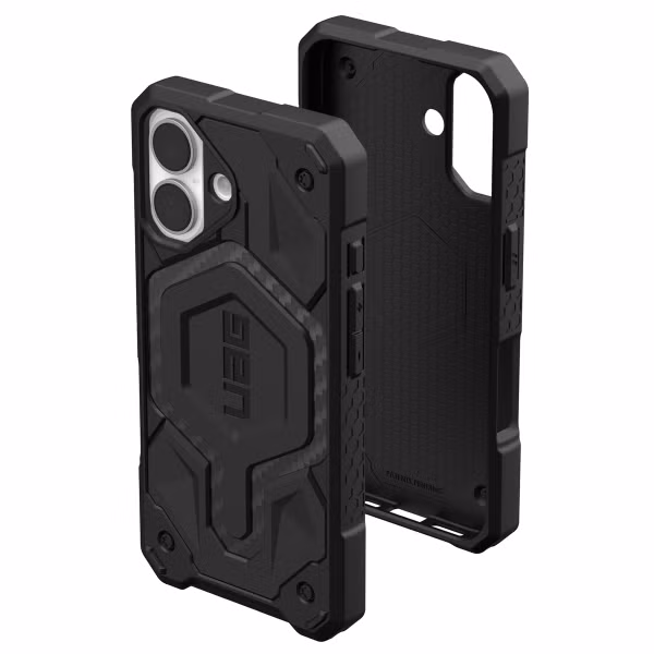 UAG Monarch Pro Backcover Apple iPhone 16 - Carbon Fiber
