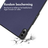 imoshion Trifold Bookcase Samsung Galaxy Tab S11 Ultra - Donkerblauw