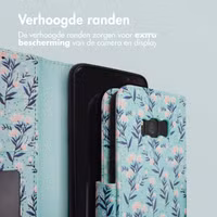 imoshion Design Bookcase Samsung Galaxy S8 - Blue Flowers