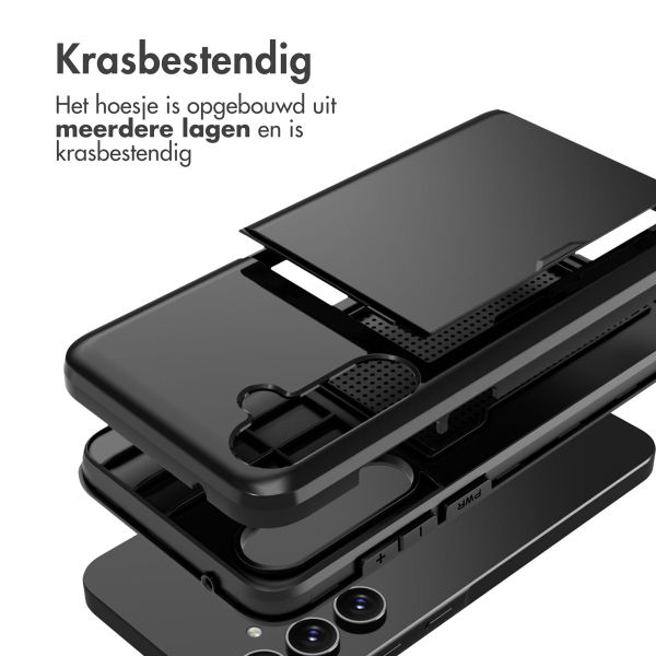 imoshion Backcover met pasjeshouder Samsung Galaxy A55 - Zwart