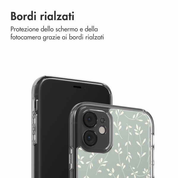 imoshion Design hoesje Apple iPhone 11 - Smoke Green Flowers
