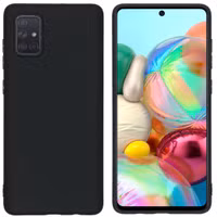 imoshion Color Backcover Samsung Galaxy A71 - Zwart