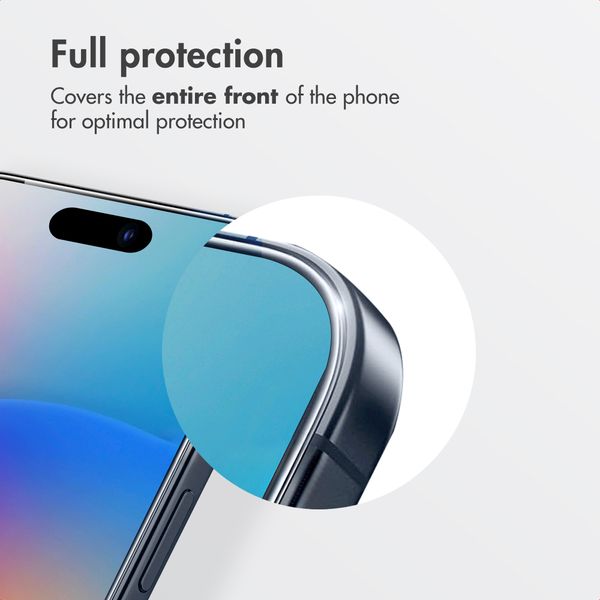 Accezz Tempered Glass Screen Protector with Applicator - 2-pack Apple iPhone 17 Pro
