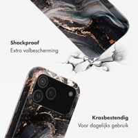Selencia Vivid Backcover met MagSafe Apple iPhone 17 Pro - Chic Marble Black