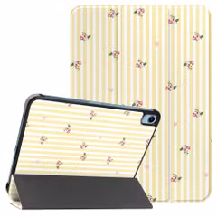 imoshion Design Trifold Bookcase Apple iPad 11 (2025) 11 inch A16 / iPad 10 (2022) 10.9 inch - Garden Stripes