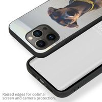 Ontwerp je eigen Apple iPhone 13 Pro Max gel hoesje - Zwart