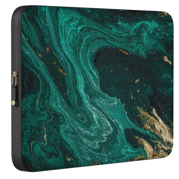 Burga Laptop hoes 13 inch - Laptopsleeve - Emerald Pool