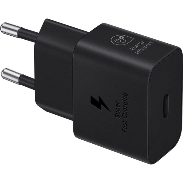 Samsung Originele 25W Efficiency Adapter met USB-C naar USB-C kabel - 1 meter - Zwart