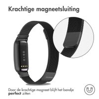 imoshion Milanees magnetisch bandje Fitbit Luxe - Maat S - Zwart