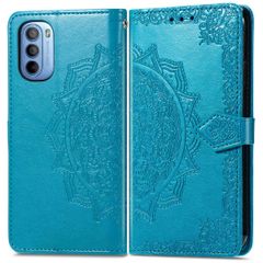 imoshion Mandala Bookcase Motorola Moto G31 / G41 - Turquoise