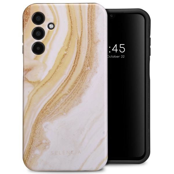 Selencia Vivid Tough Backcover Samsung Galaxy A15 (5G/4G) - Chic Marble Gold